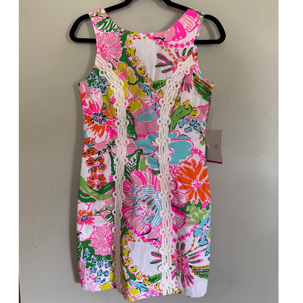 Lilly Pulitzer Target 20th Anniversary Nosey Posey Floral Shift Dress Size 6 NWT